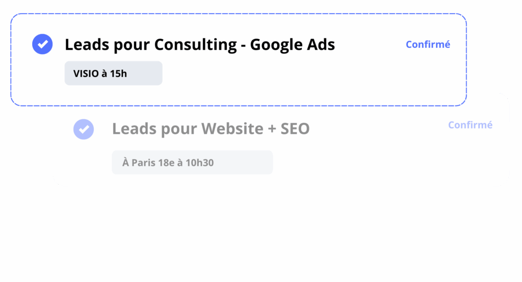 Etape 2 - Prise de rendez-vous